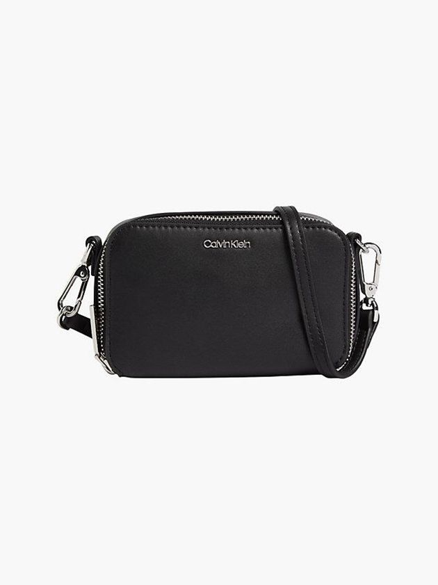 Calvin Klein USA Mini Recycled Crossbody Womens Bag Black 8160375-JZ